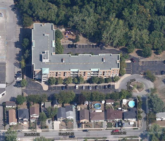 Agnes MacPhail from the air