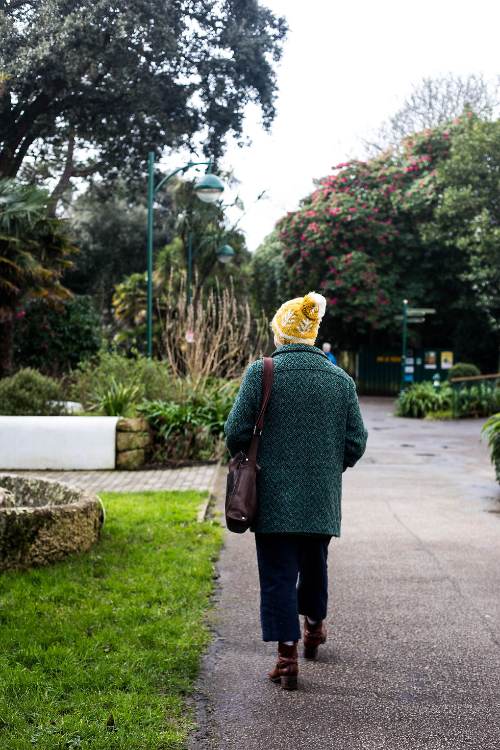 Carol Rumble visiting penlee park
