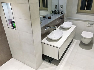 Bathroom Tiling, Porcelain Tiles, Bathroom Design, Four Marks, Hampshire,