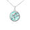 Thumbnail: Three Jumping Dolphins Reversible Larimar Pendant