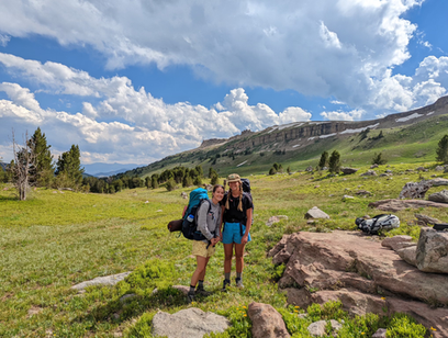 Guided women's backpacking in Montana mountains