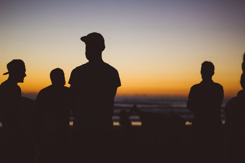 sillouettes of men
