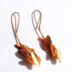 Aretes Gramínea Dorados