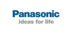 Logotipo de Panasonic, marca asociada con Zago para equipos eléctricos e industriales