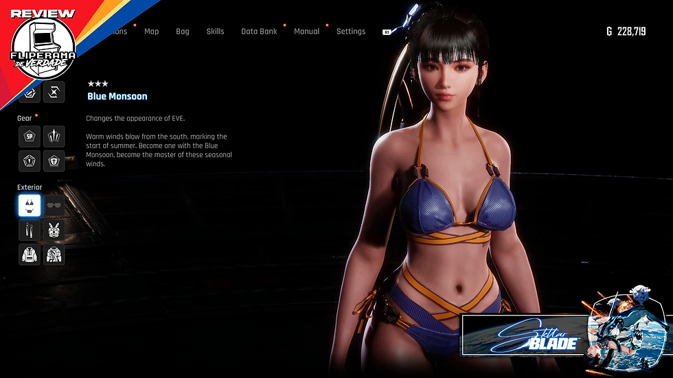 Modelo de outfit de Eve