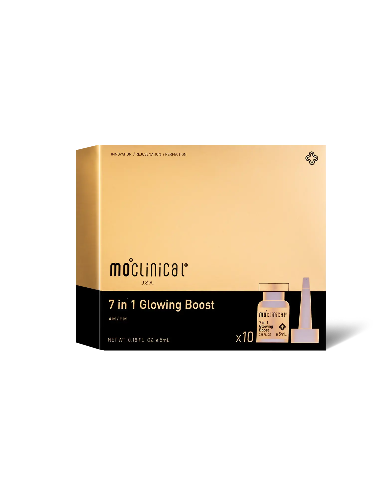 Glowing skin brightening serum vial – 7 in 1 Boost