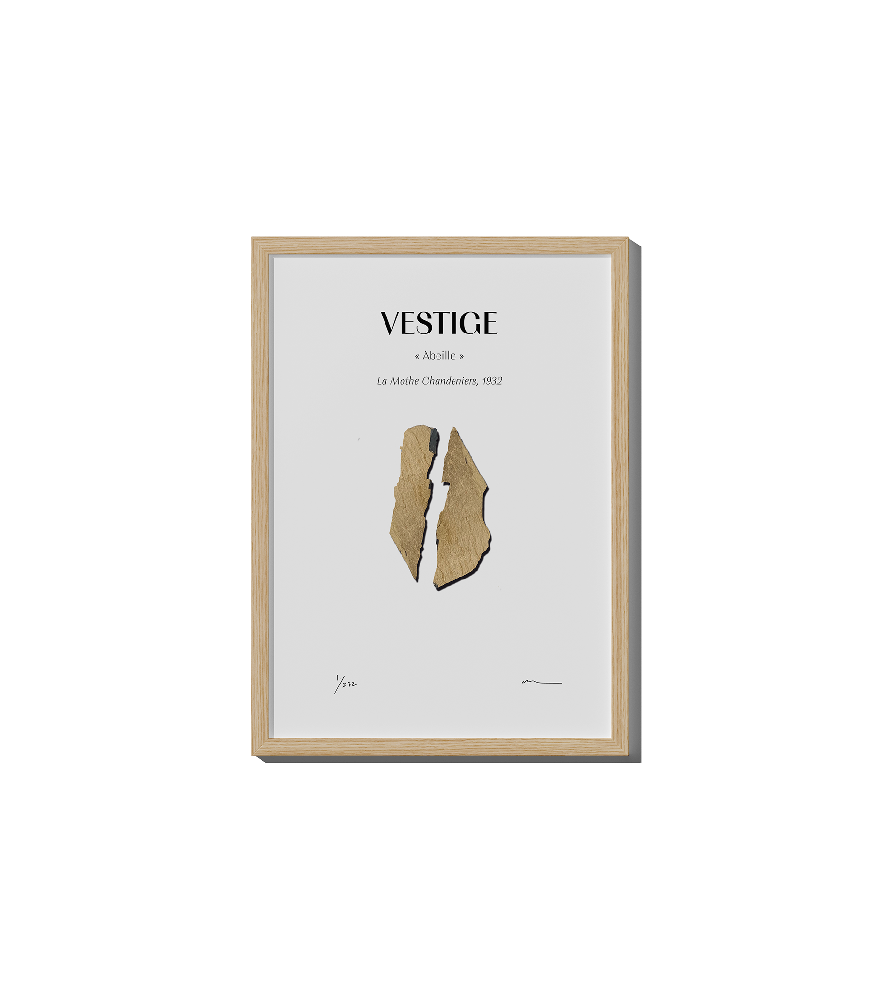 Vestige Duo "Abeille" Ardoise de la Mothe Chandeniers