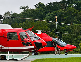 AS350 and A109 helicopters