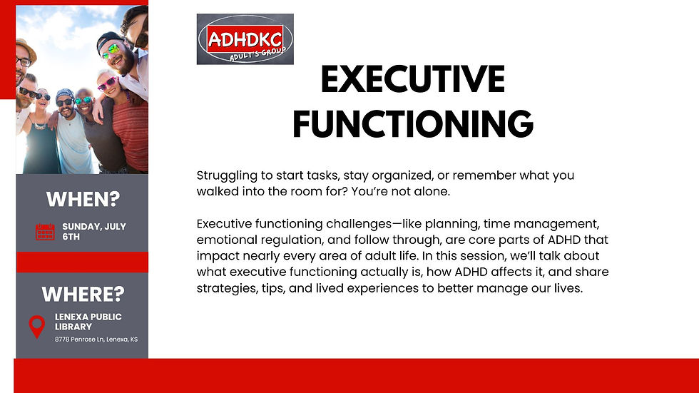 Executive Functioning Skills (Adult Group)