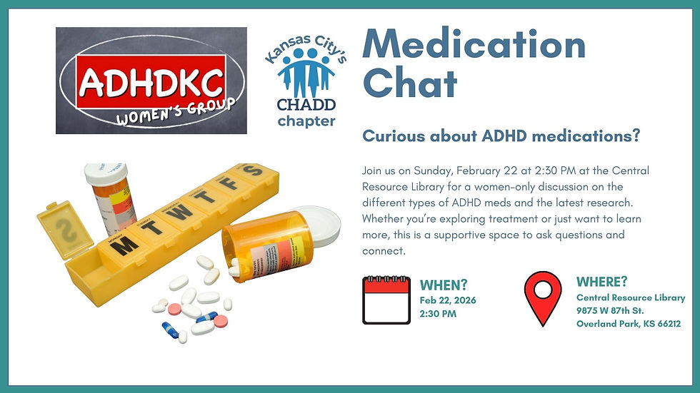 Medication Chat (Women's Group)