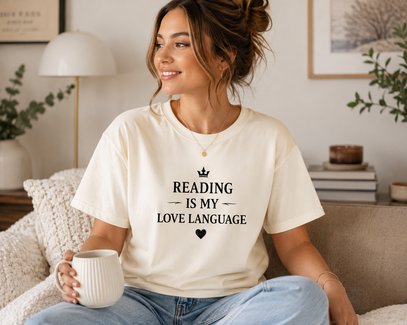 Reading Is My Love Language Boxy Tee