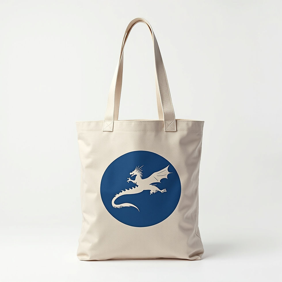 Dragon Rider Tote Bag