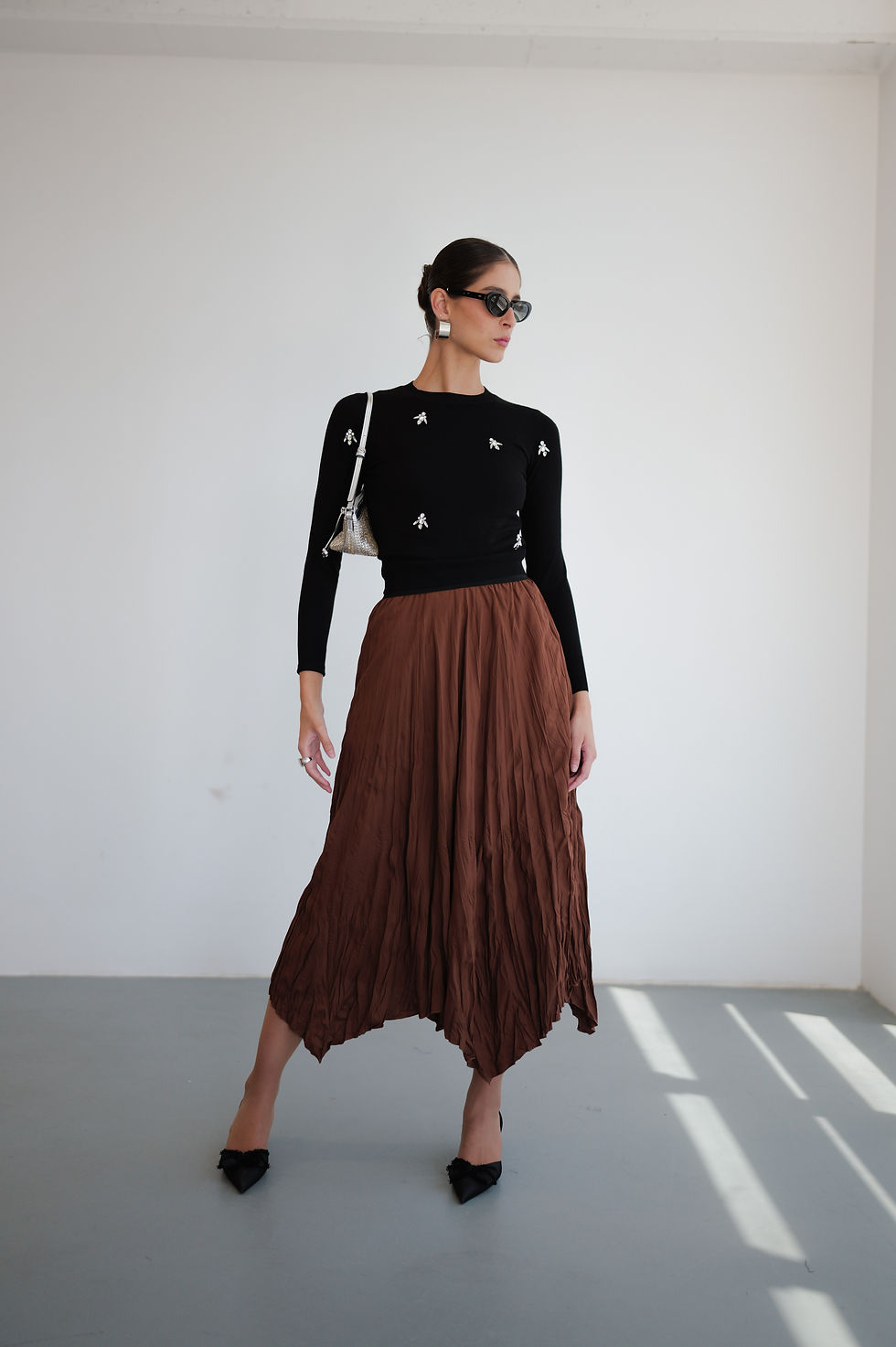 חצאית שקד כאמל