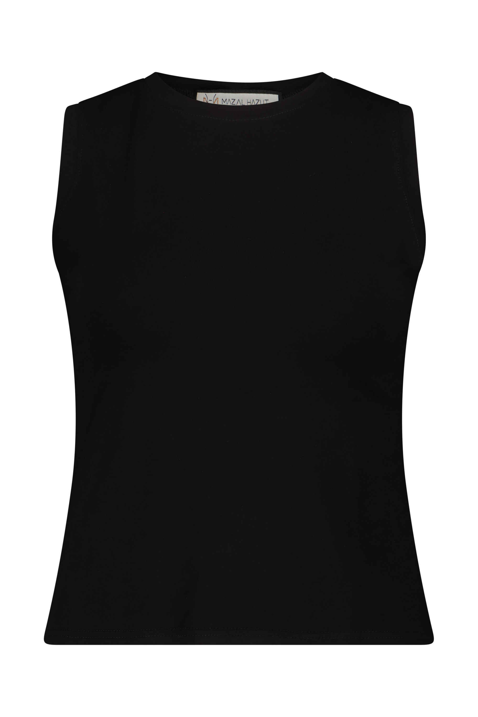 גופיה קצרה שחור