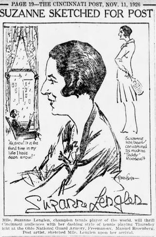 Suzanne Lenglen, tennis, Wimbledon, Manuel Rosenberg