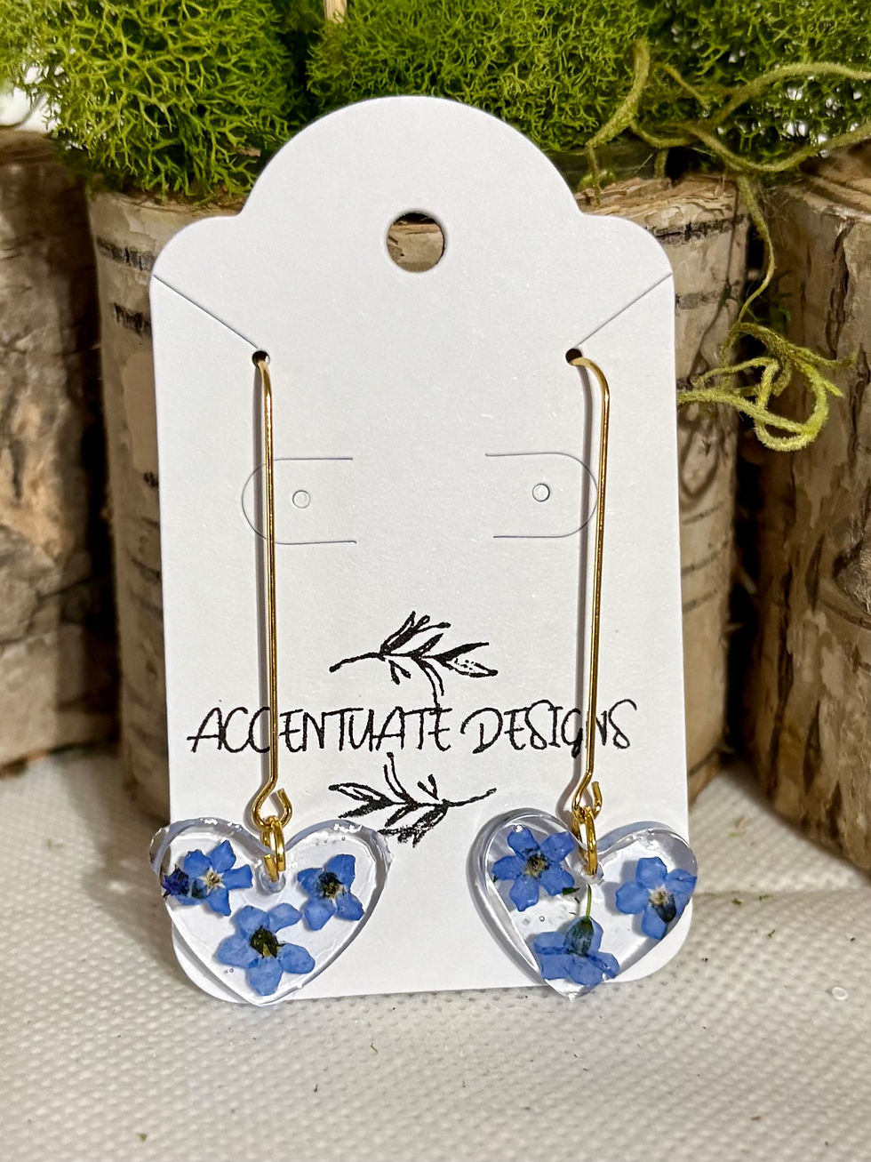 Thumbnail: Forget Me Nots - Floral Resin jewelry