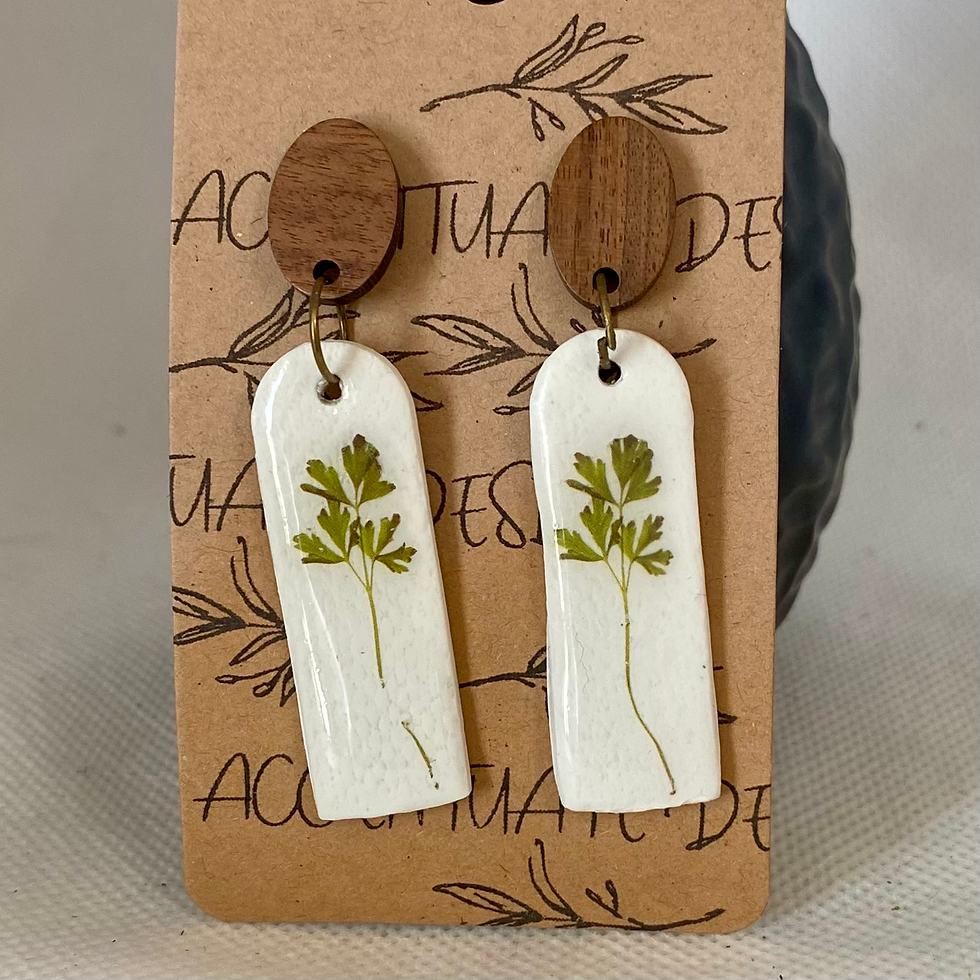 Thumbnail: Polymer clay flower print arches