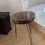 Thumbnail: Side table - floral resin and wood