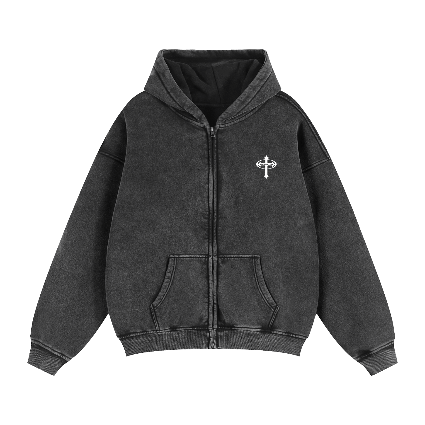 BERKAH™ Boldly Blessed Unisez Douple Zip Hoodie