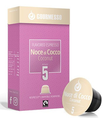 Nespresso Kompatible Kapsel Von Gourmesso Flavored Espresso Cocco Kaffeekapseln Kaffeeshop