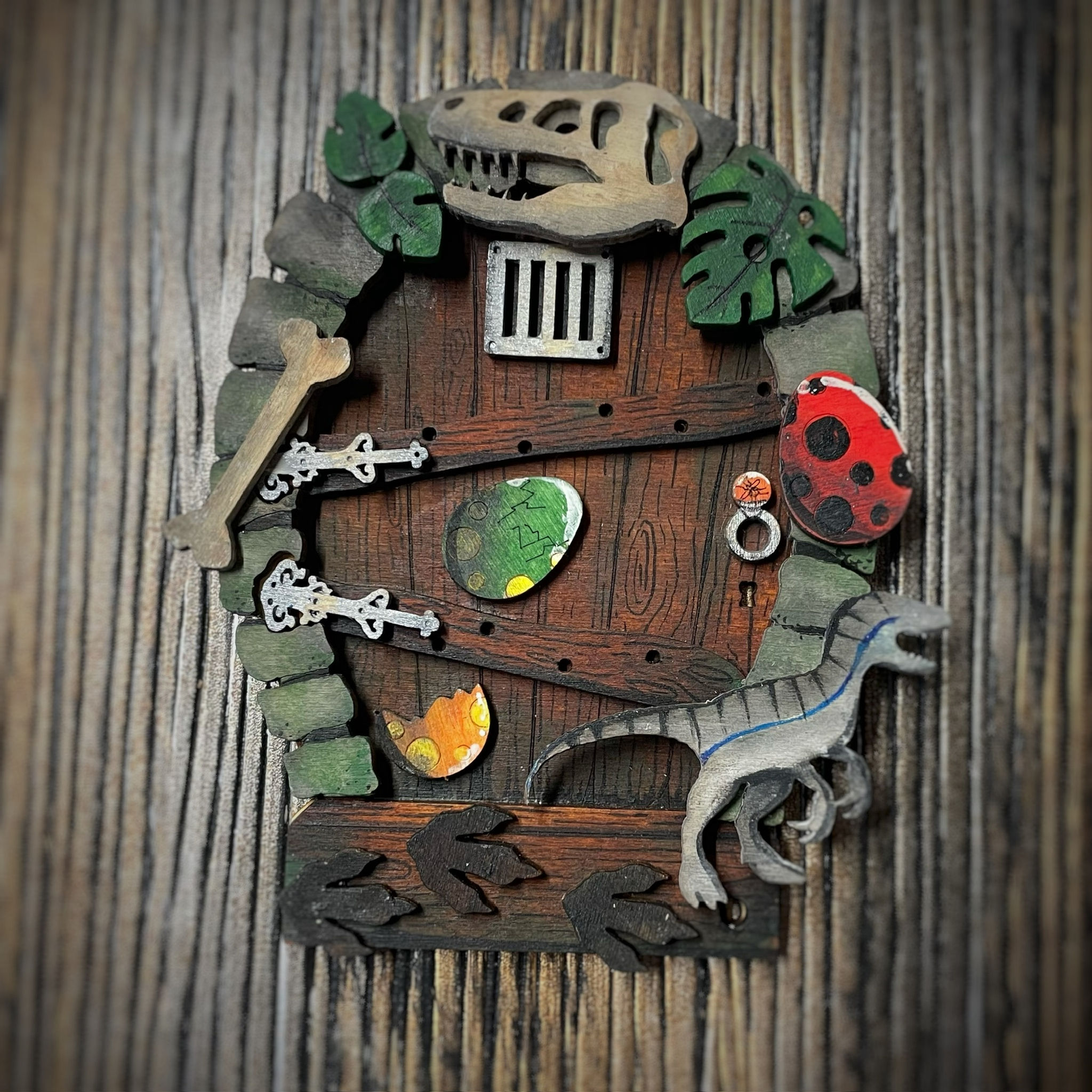 Dinosaur Fairy Door Set