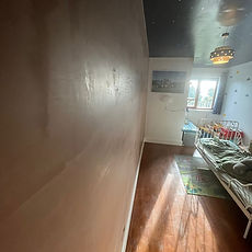 Fresh plastered wall
