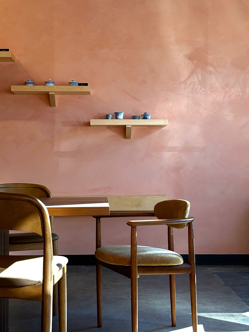 teahouse community table and shelves West Elm Edison Chair