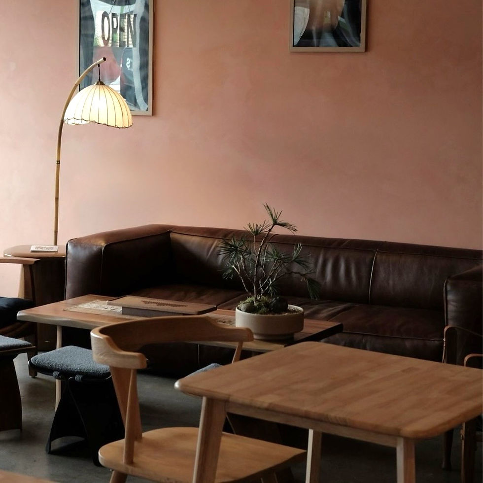 teahouse lounge sofa and tables