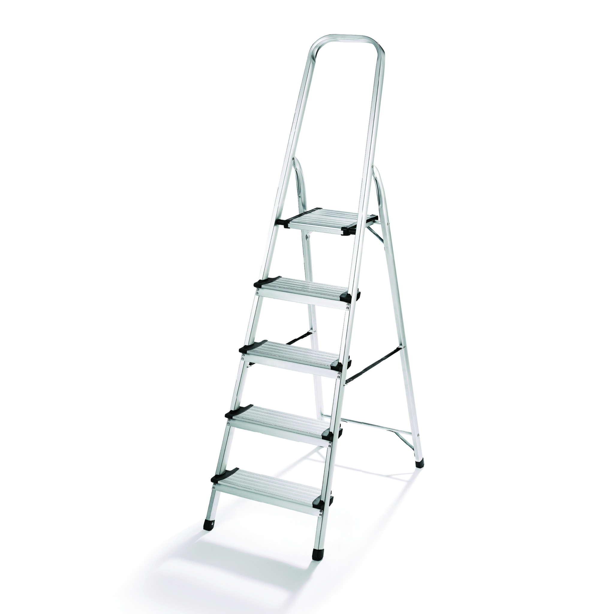 Wide Step Aluminum 5 step ladder