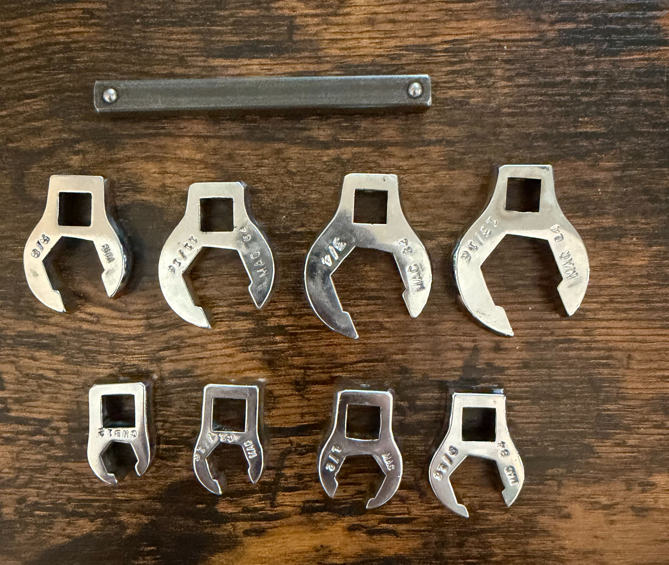 Pre-Owned Mac Tools 8Pc. 3/8" Drive Crows Feet Set