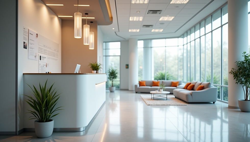 Ivology Ballito reception area welcoming clients