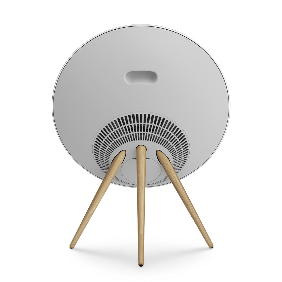 Thumbnail: Beosound A9 5G Natural Alu/Oak Legs/Cover Light Grey by Kvadrat