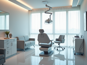 Ai generated - Modern hair transplant clinic consultation room in Cape Town