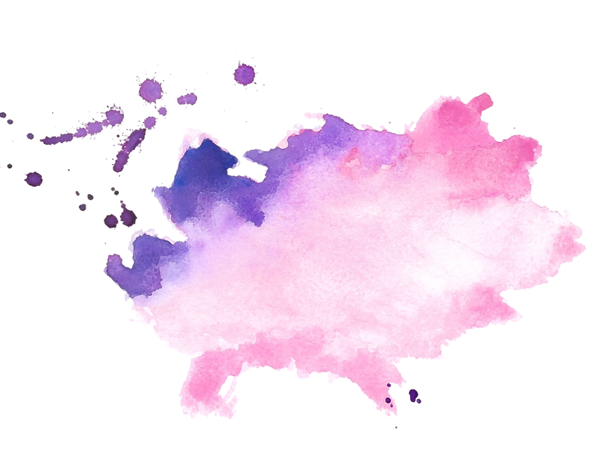 hand-painted-purple-pink-color-wet-blotc