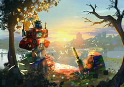 Optimus Sunset