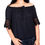 Thumbnail: offshoulder netsleeves boho top- cotton.