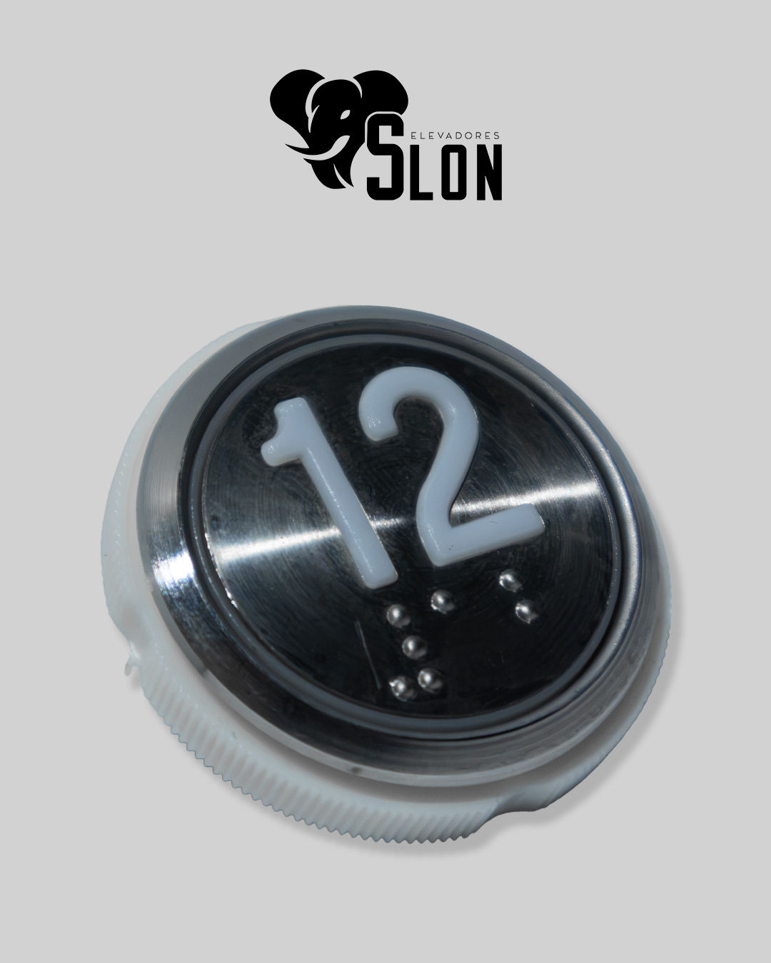 Botón PB31 plano "12" para sistema STEP