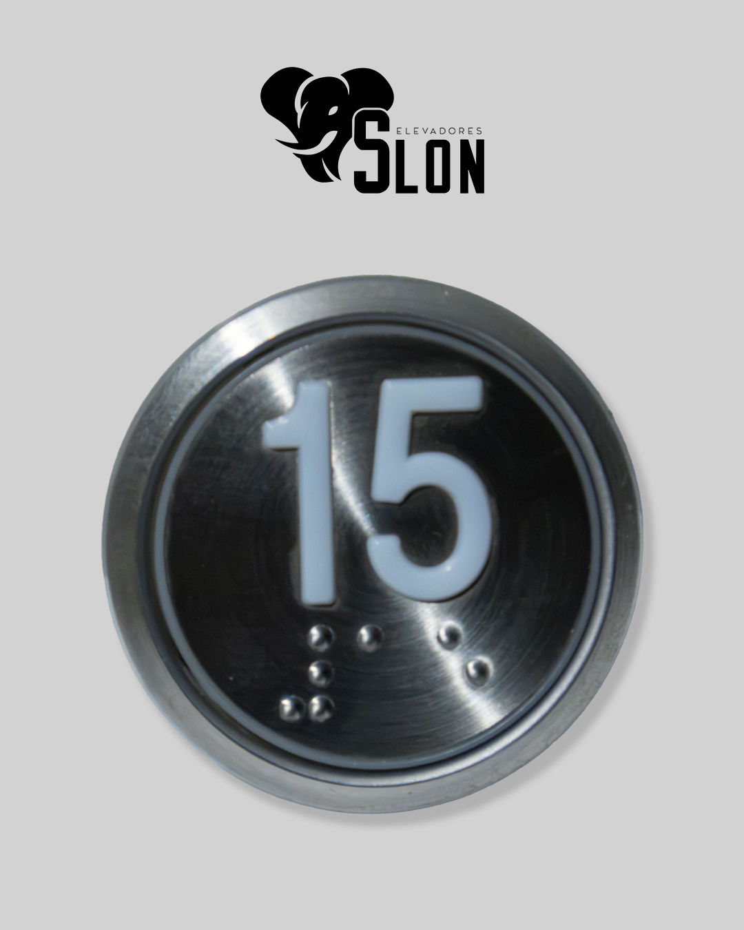 Botón PB31 plano "15" para sistema STEP