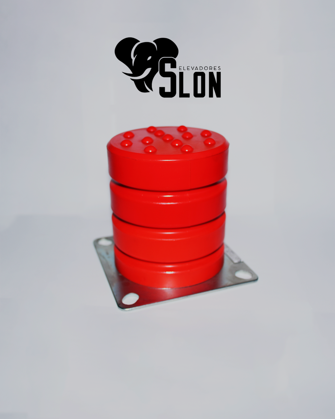 Amortiguador de poliuretano 500 a 2,500 kgs