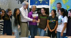 GreenTown donation to LAHS Green Team