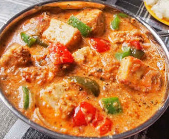Paneer Tikka Masala avec Pulao Plain