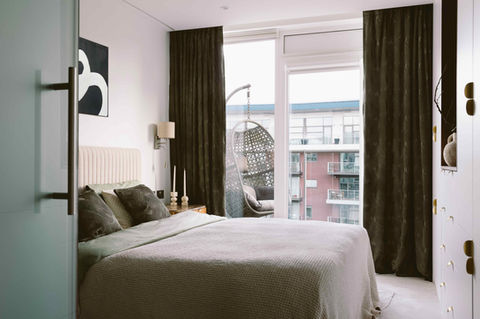 bedroom design, interior design, Battersea, London, Maria Krylova Designer