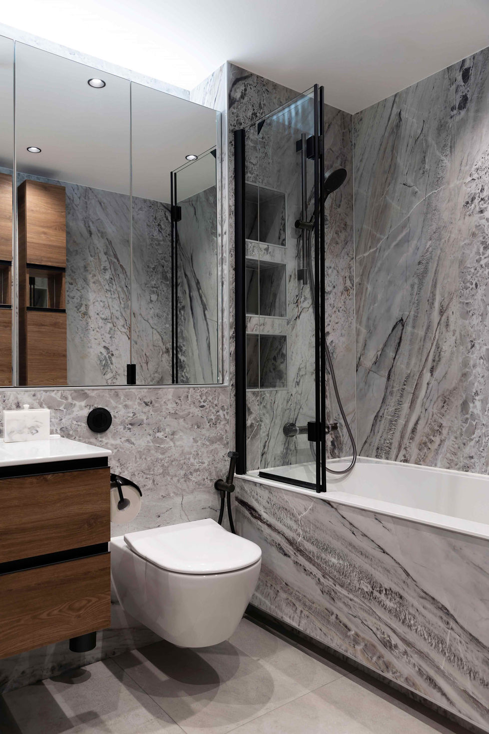 Marble Bathroom Interior Design London, Maria Krylova Interior Designer