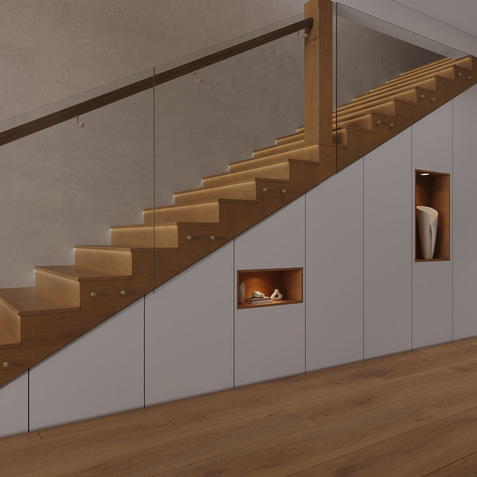 Staircase Interior Design in Hertfordshire, Maria Krylova Interior Designer