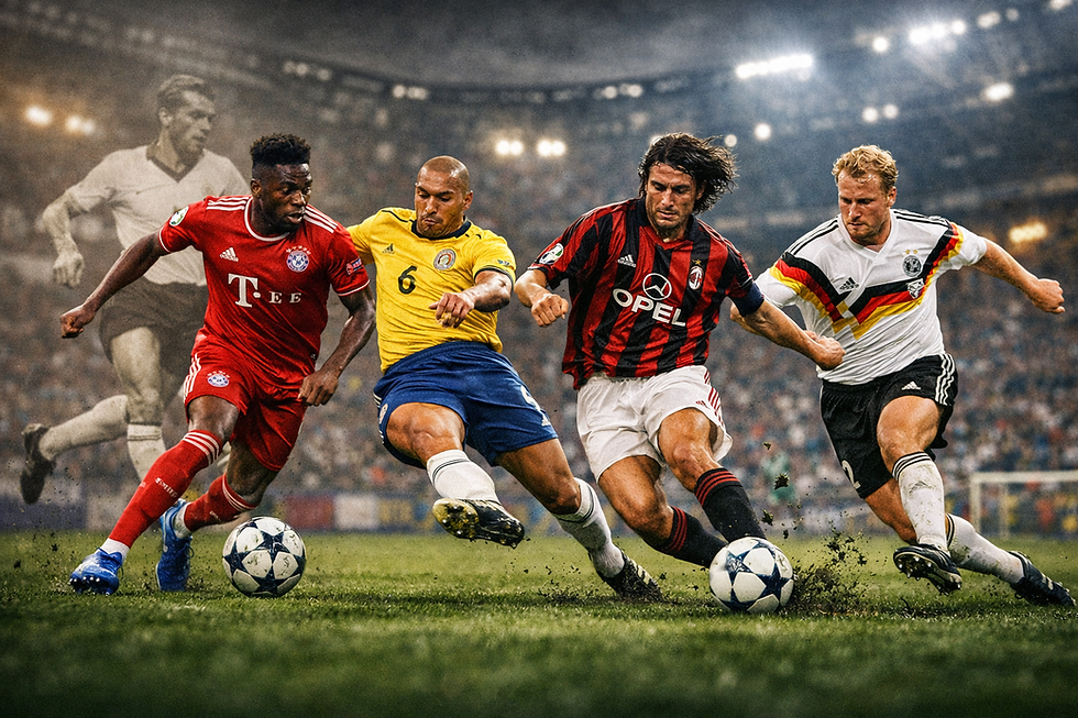 🏃♂️ Left‑Backs: Davies, Hernández, Robertson vs Maldini, Carlos, Brehme