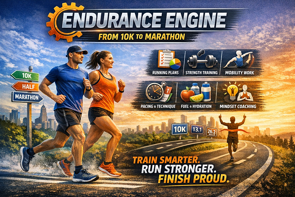 Endurance Engine: Your Smarter Route from 10K to Marathon