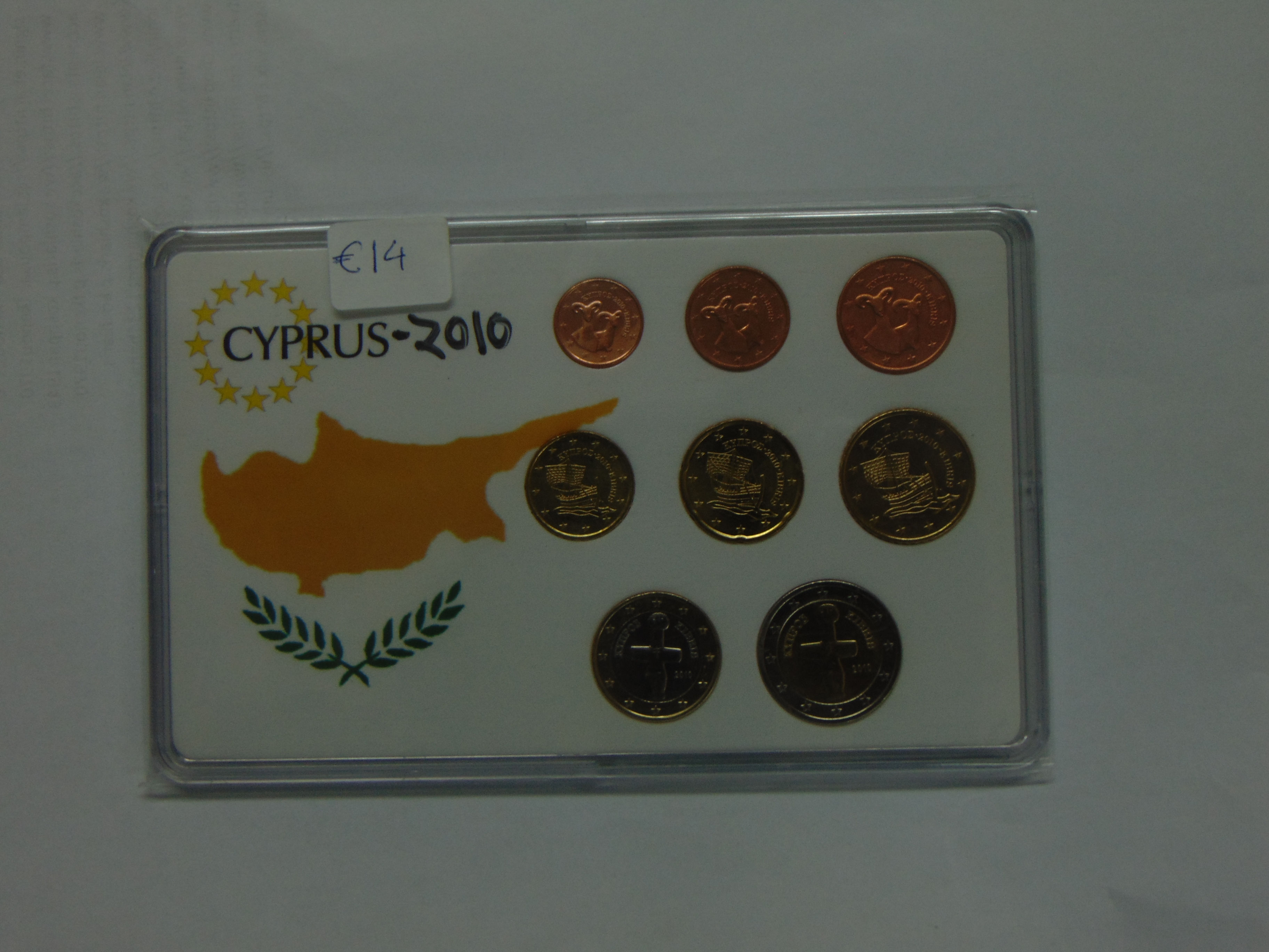 Cyprus Euro Coins 2010