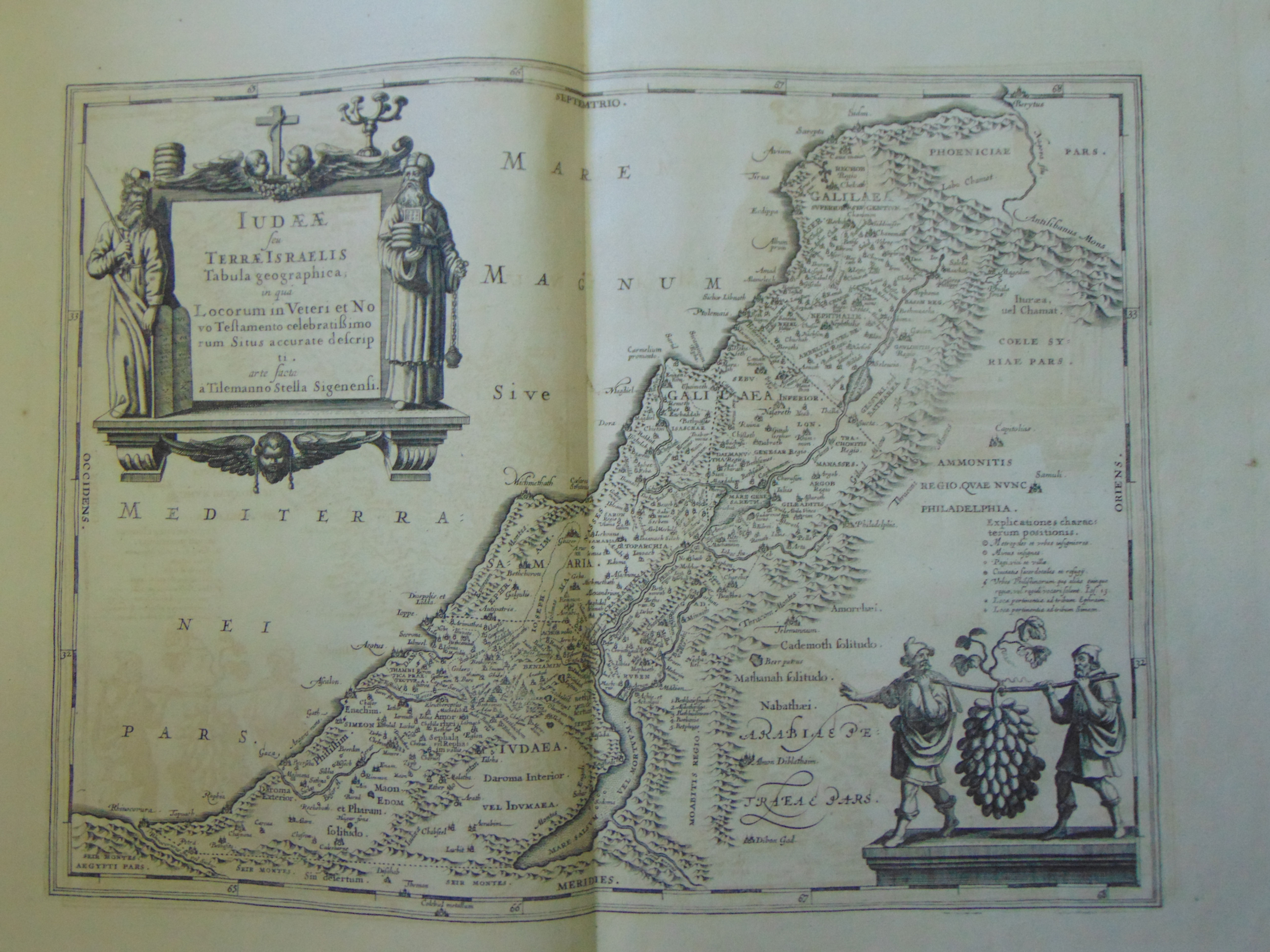 Israel antique map