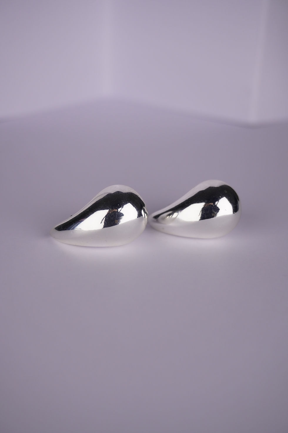 Miniatura: Aretes silver gota