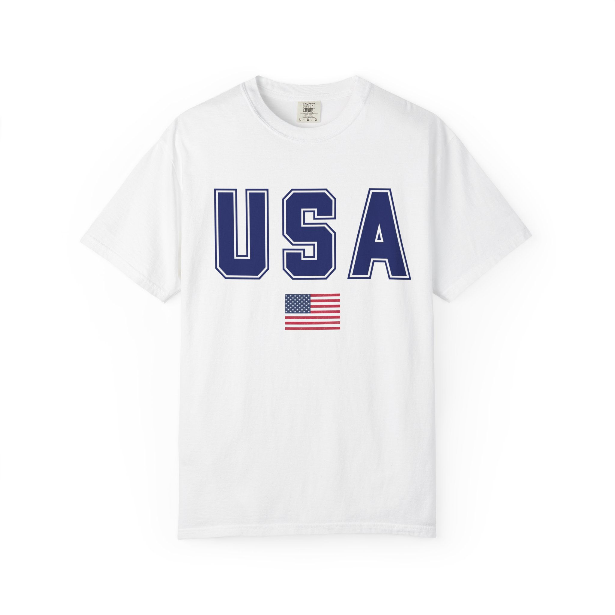 USA Graphic T-Shirt, Unisex Tee, Casual Wear, July 4th, Patriotic Apparel